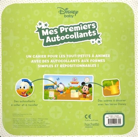 Mes Premiers Autocollants Disney Baby Le Jardin De Hachette Jeunesse