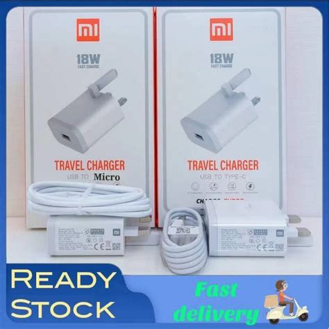 100 Original Mi 18w Charger Xiaomi Redmi Fast Charger With Micro Type