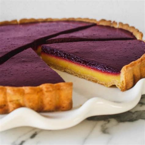 Blueberrylemon Curd Tart Recipe Cheff Recipes