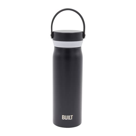 20oz Cascade Bottle with Handle Lid - Black