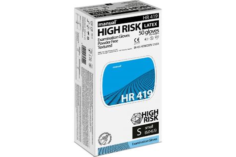 Смотровые перчатки MANUAL латекс HR419 50 штук, размер S CT0000003302 ...