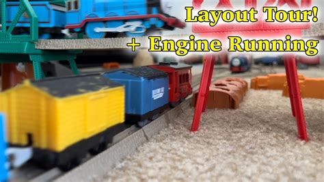 Trackmaster Layout Tour! | + Engine Running - YouTube