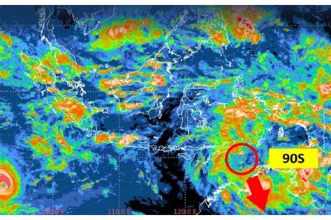 Bibit Siklon Tropis S Di Sekitar Laut Timor Waspada Potensi Cuaca