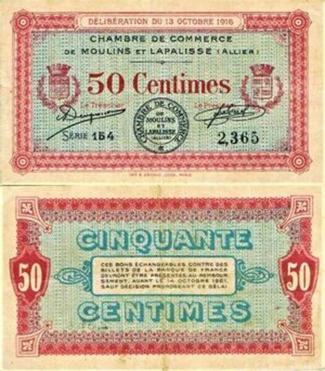 Centimes Chambre De Commerce De Moulins Et Lapalisse