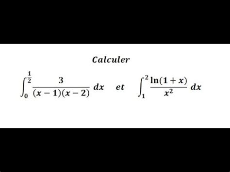 Calcul des intégrales intégration par partie et décomposition en