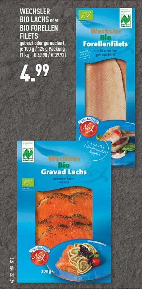 Wechsler Bio Lachs Oder Bio Forellen Filets Angebot Bei Marktkauf