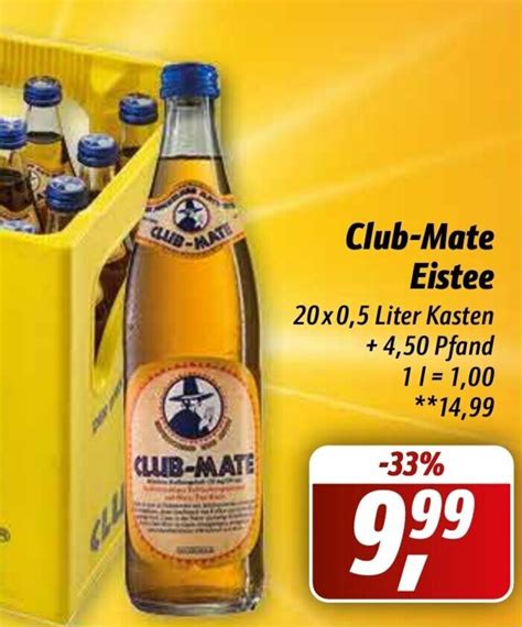 Club Mate Eistee 20x0 5 Liter Kasten Angebot Bei Simmel