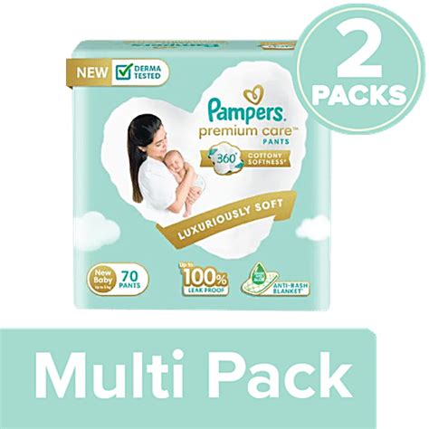 Buy Pampers Premium Care Diaper Pants New Born Extra Small Cottony