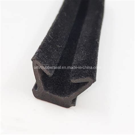 Car Window Door Flocking EPDM Rubber Extrusion Seal China Rubber Seal