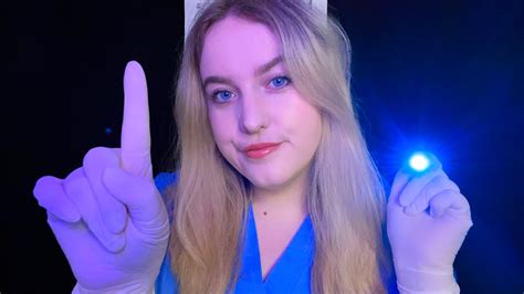 Asmr Cranial Nerve Examination 👩‍⚕️ Lights Gloves And Personal