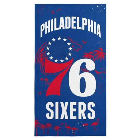 The Northwest Group Nba 76ers Tide Cottonpolyester Blend Graphic