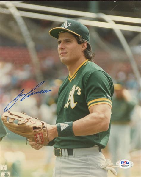 Jose Canseco Signed Athletics 8x10 Photo PSA Pristine Auction