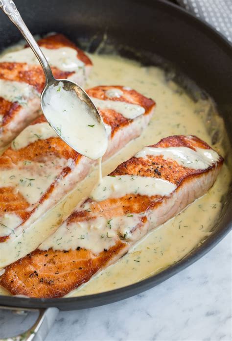 Salmon With Creamy Garlic Dijon Sauce Cooking Classy