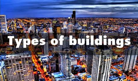 Types Of Building Detailed Classification Of Buildings