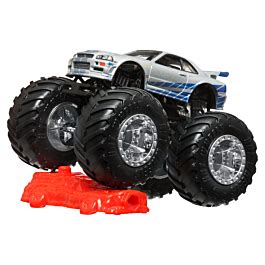 Hot Wheels Monster Trucks Fast and Furious Nissan Skyline заказать игрушечную