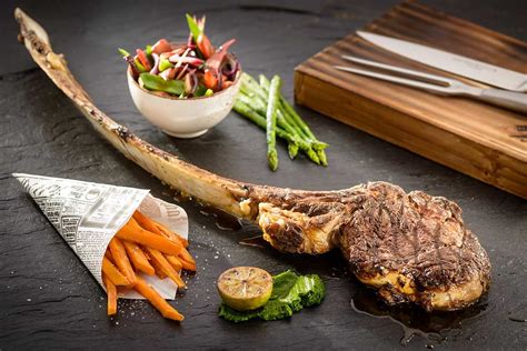 Tomahawk Steak Mit Bratgemüse Und Süßkartoffel Rezept Gebratenes