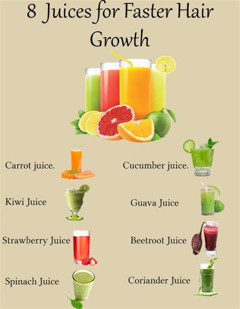 Get List Of Top 8 Hair Growth Juices Vegetable And Fruit Juices To