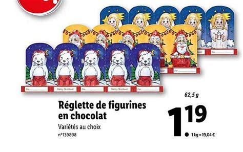 Promo R Glette De Figurines En Chocolat Chez Lidl Icatalogue Fr