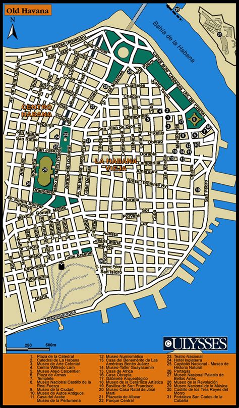 Havana tourist map havana cuba – Artofit