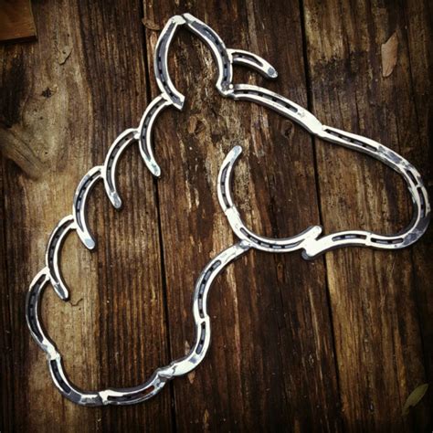 Rustic Horse Head, Horseshoe Horse Head | aftcra