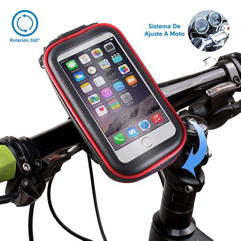 Soporte Holder Universal Impermeable De Celular Para Motocicleta