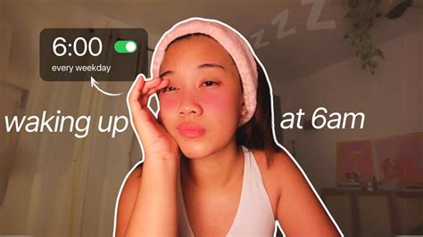 I Tried Waking Up At 6am Everyday For A Week 🌤 Youtube