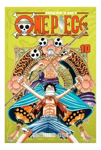 One Piece edição 3 Em 1 Volume 10 Mangá Panini Parcelamento sem juros