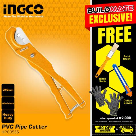 Ingco Pvc Pipe Cutter Mm Hpc Buildmate Iht Lazada Ph