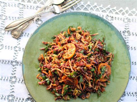 Spiced Carrot Salad - Botanica Journal