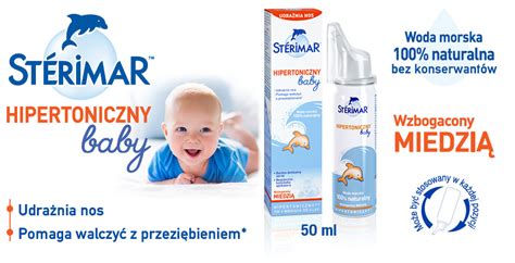 STERIMAR Hipertoniczny BABY Woda Morska 50ml Opinie I Ceny Na Ceneo Pl