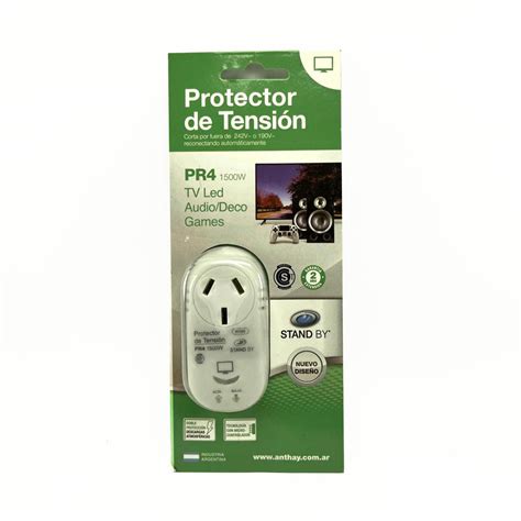 Protector De Tensi N Para Tv Pr Mini Anthay Electrolineas