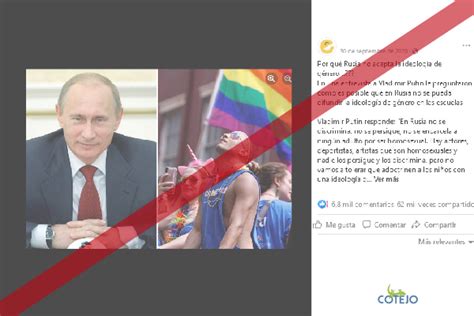 Vladimir Putin No Prohibió Hablar De La Ideología De Género En Rusia