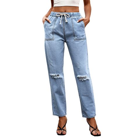 Ierhent Jeans For Women Low Rise Womens Stretch Jeans Trendy High