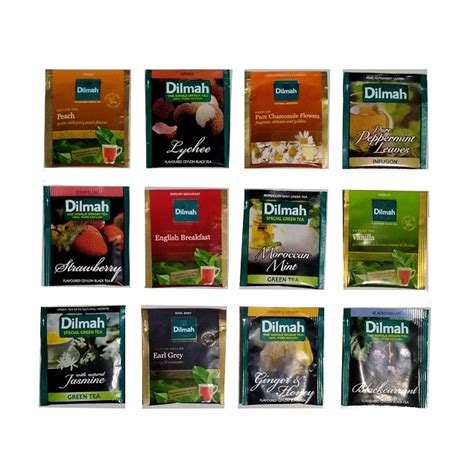 Jual Teh Dilmah Ecer Sachet All Varian Camomile Peppermint Green Tea