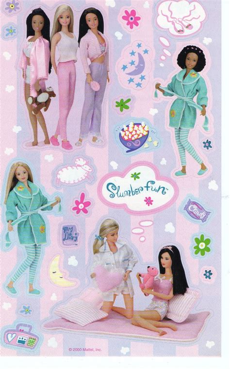 Barbie Large Sheet Stickers By Sandylion Barbie S Girl Etsy