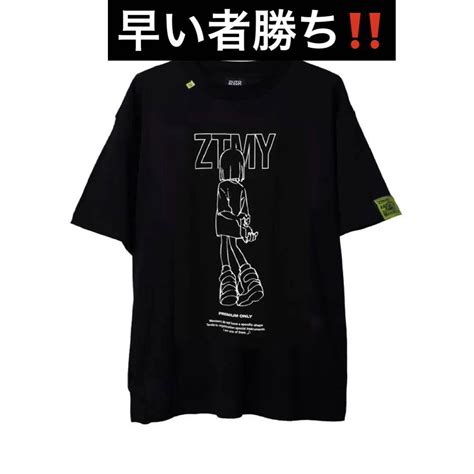 [l]ずとまよ にらちゃん リニューアル前 Tシャツ 黒 L 廃盤品 【好評にて期間延長】 4340円 Swim Main Jp