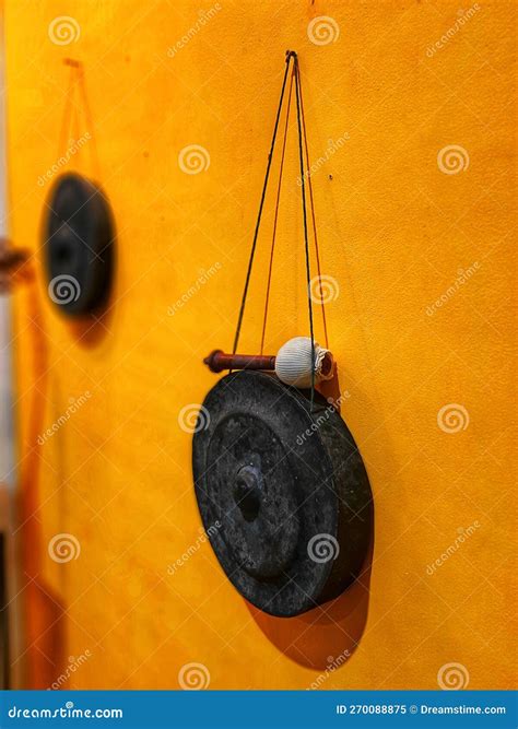 Gong Traditional Dikir Barat Instrument Stock Image - Image of guitar ...