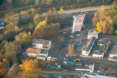 Arnsberg aus der Vogelperspektive Baustelle zum Neubau des Straßen