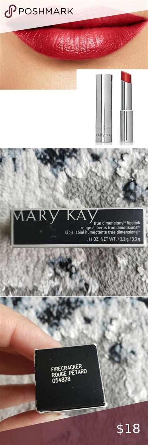 Mary Kay Firecracker True Dimensions Lipstick Nwt Lapiz Labial