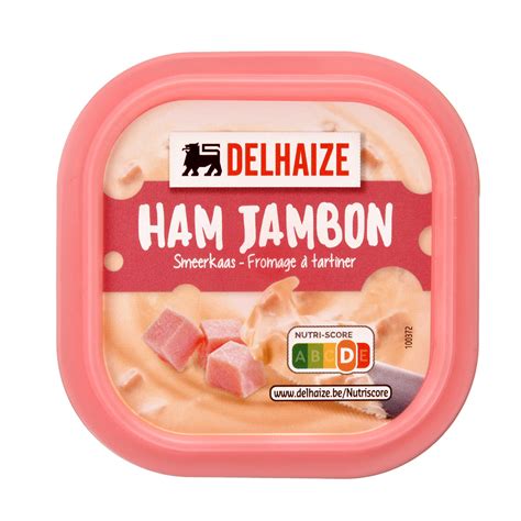 Delhaize Fromage à tartiner Jambon 150 gr Delhaize