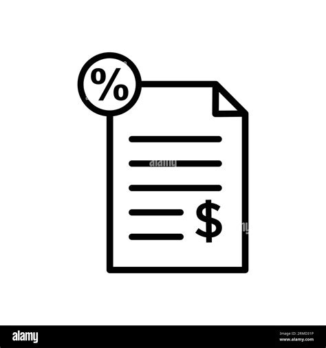 Tax Icon Stock Vector Illustration Flat Design Stock Vector Image And Art Alamy