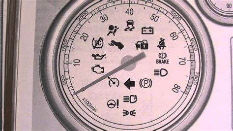 Vauxhall Astra Mk Dashboard Warning Lights Symbols Youtube