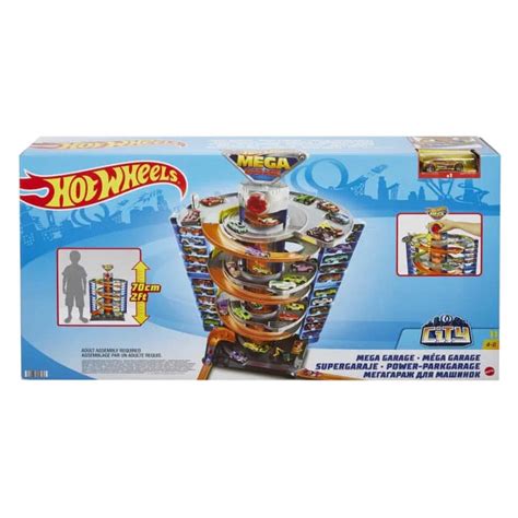 Automobilių stovėjimo aikštelė Mattel Hot Wheels City Power Parking Garage HFH03 ToysPlius