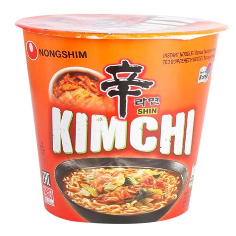 Nongshim Shin Ramen Kimchi Bowl Asian Foods