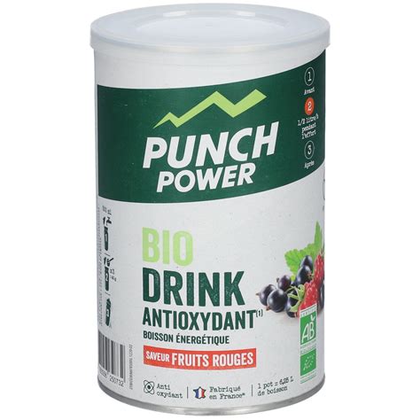 PUNCH POWER Biodrink Antioxydant BIO Fruits Rouges 500 G Redcare