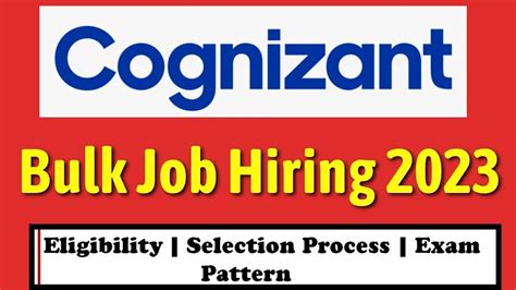 Cognizant Engineer Trainee Recruitment Cognizant News Of Job