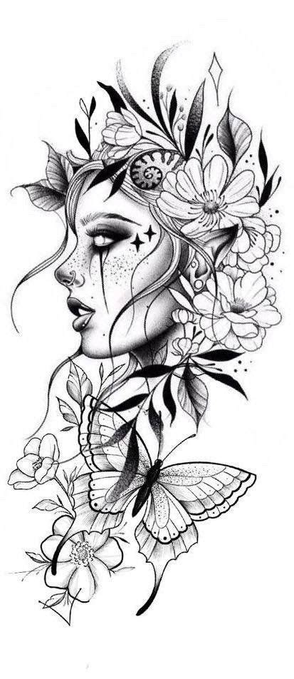 Pin By Christina Marie On Womentats In 2024 Tattoo Style Drawings