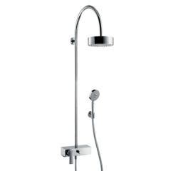 AXOR Citterio Showerpipe With Single Lever Mixer And 1jet Overhead