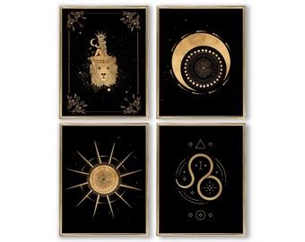 Leo Zodiac Wall Art Etsy