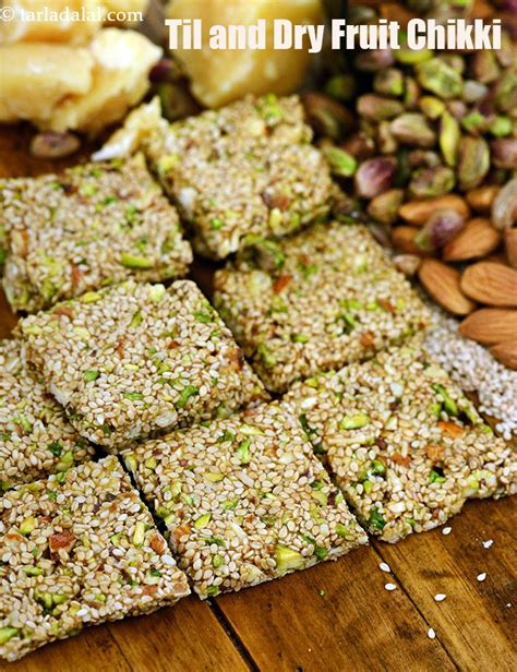 Til And Dry Fruit Chikki Recipe By Tarla Dalal Tarladalal